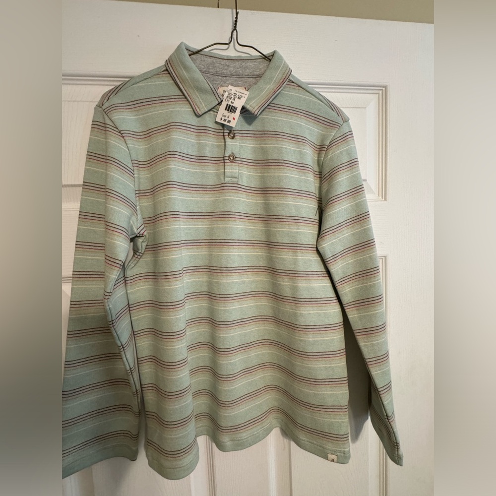 NWT Me & Henry boys LS polo size 14
